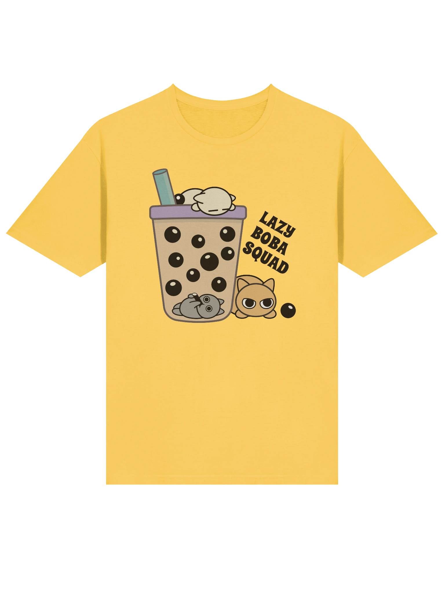 Boba Cat - Unisex Adult Super Soft Lightweight T-shirt product image (1)