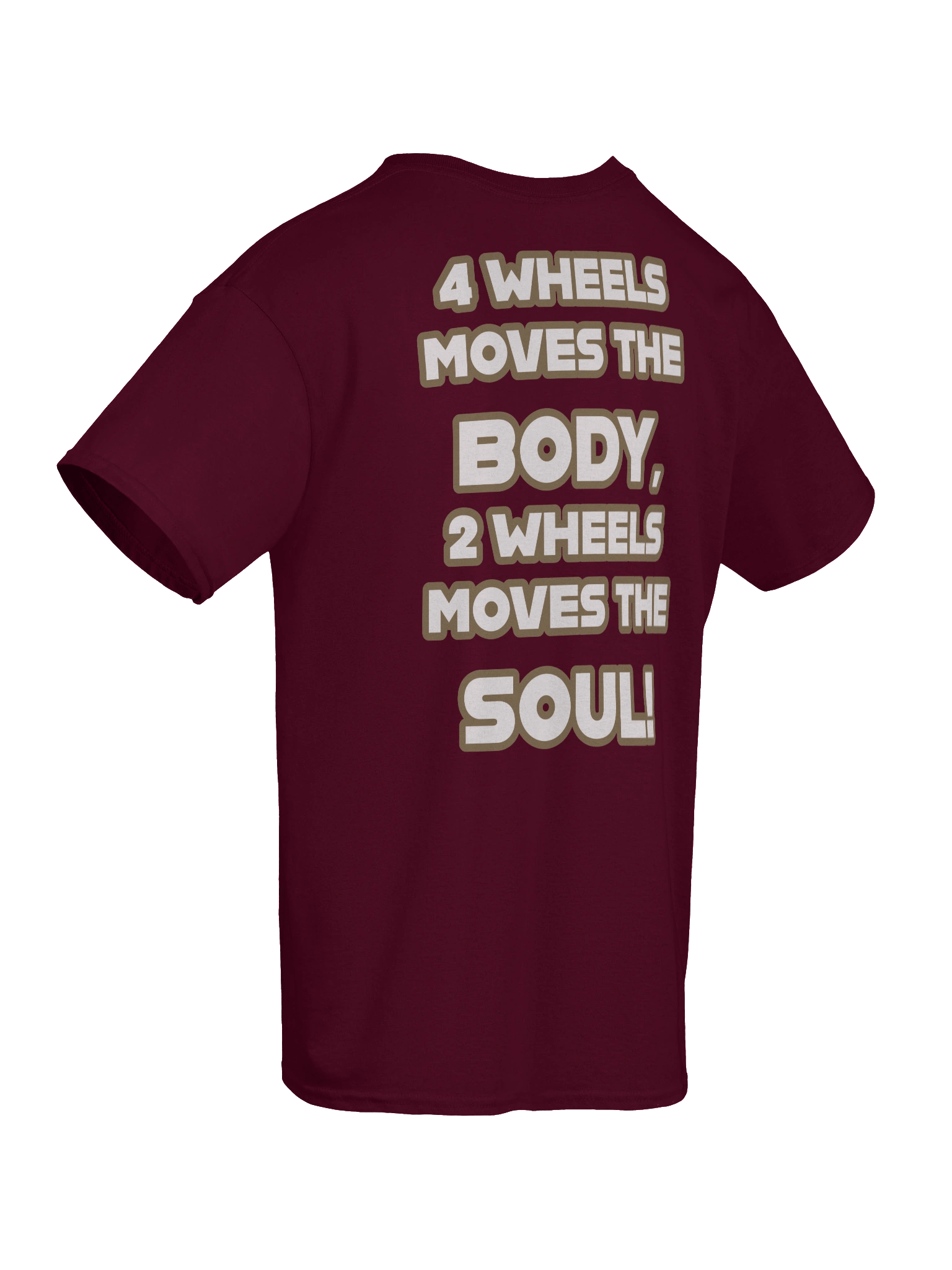 Road Reality 2 vs 4 Wheels Tee product image (10)