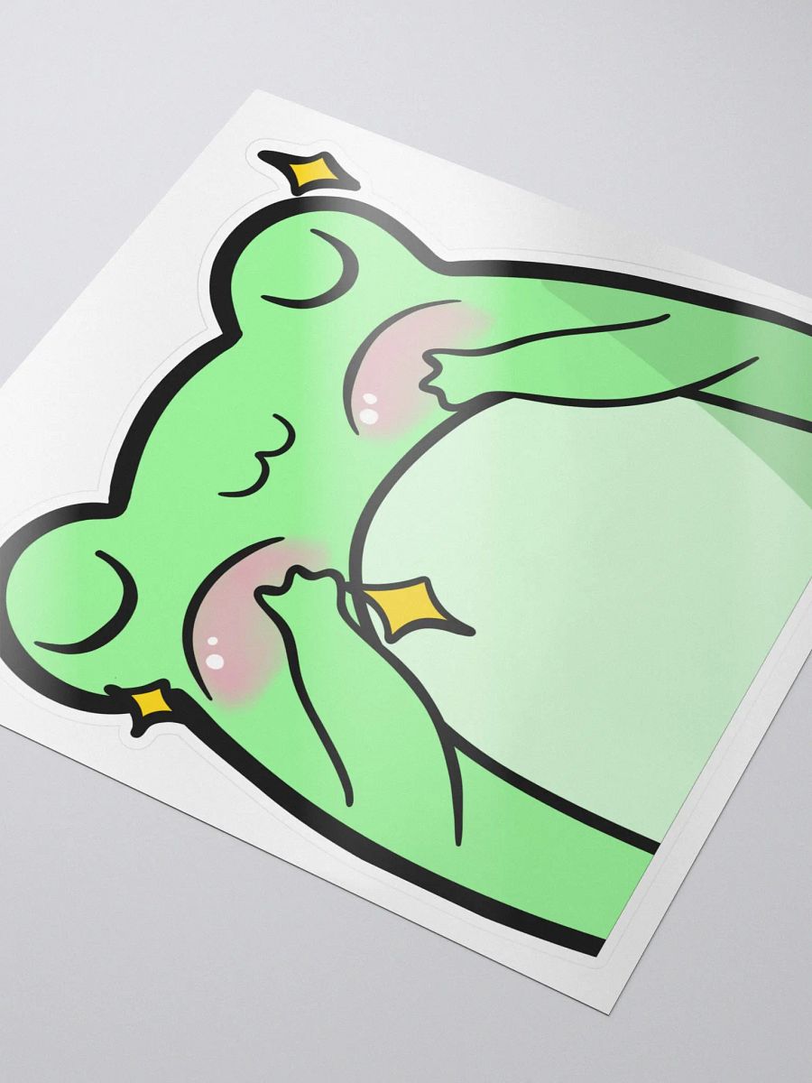 Frog Blush Sticker product image (3)