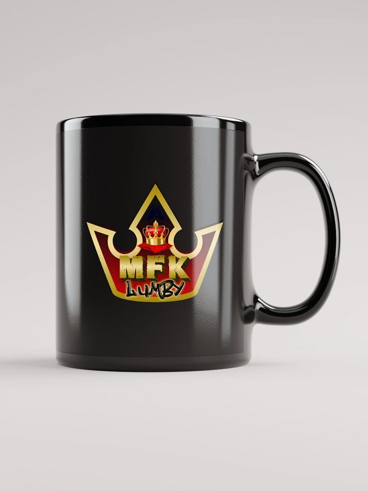 MADE FROM KINGS - LUMBY GLOSSY BLACK MUG product image (1)