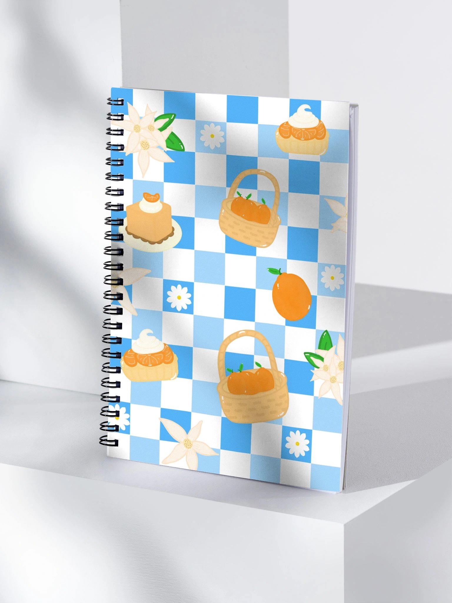 Oranges and Sweets Pattern Spiral Journal product image (5)