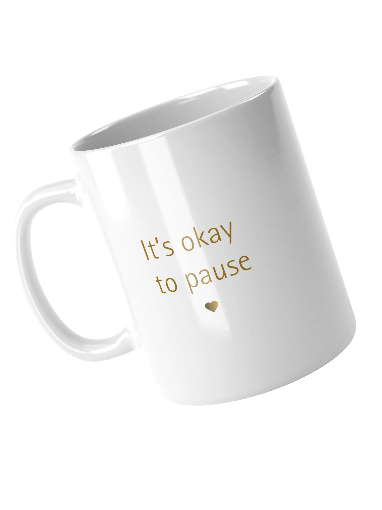 It’s Okay to Pause – Minimalist Self-Care Mug product image (3)