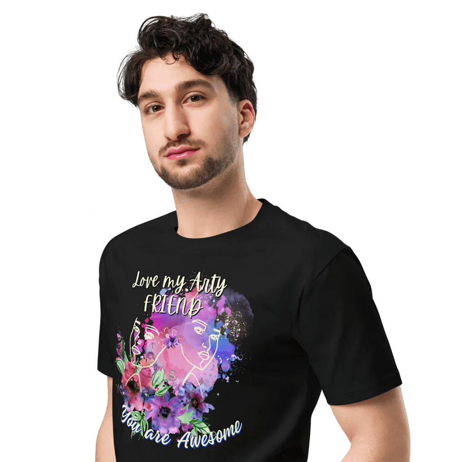 t shirt ' Love my Arty Friend