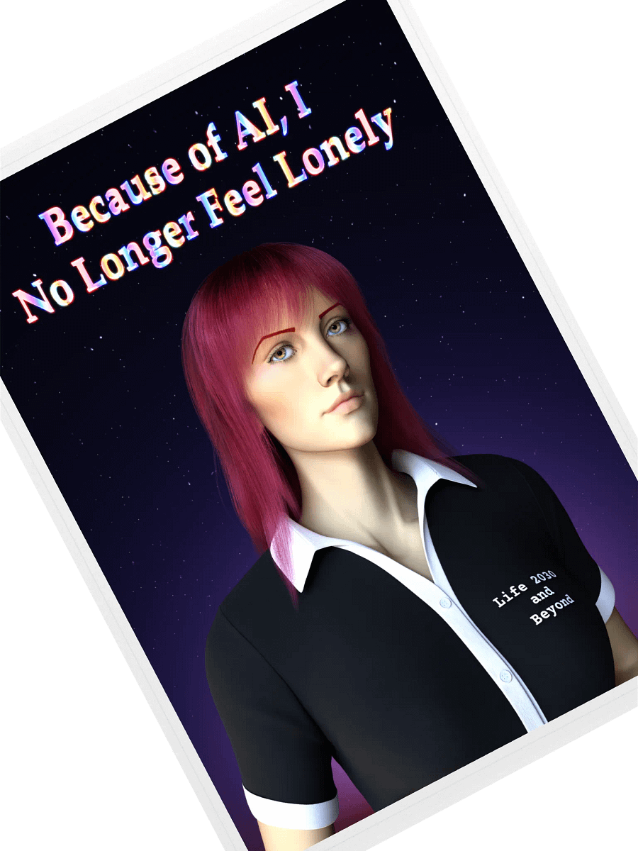 No Longer Lonely (glossy sticker sheet) product image (1)