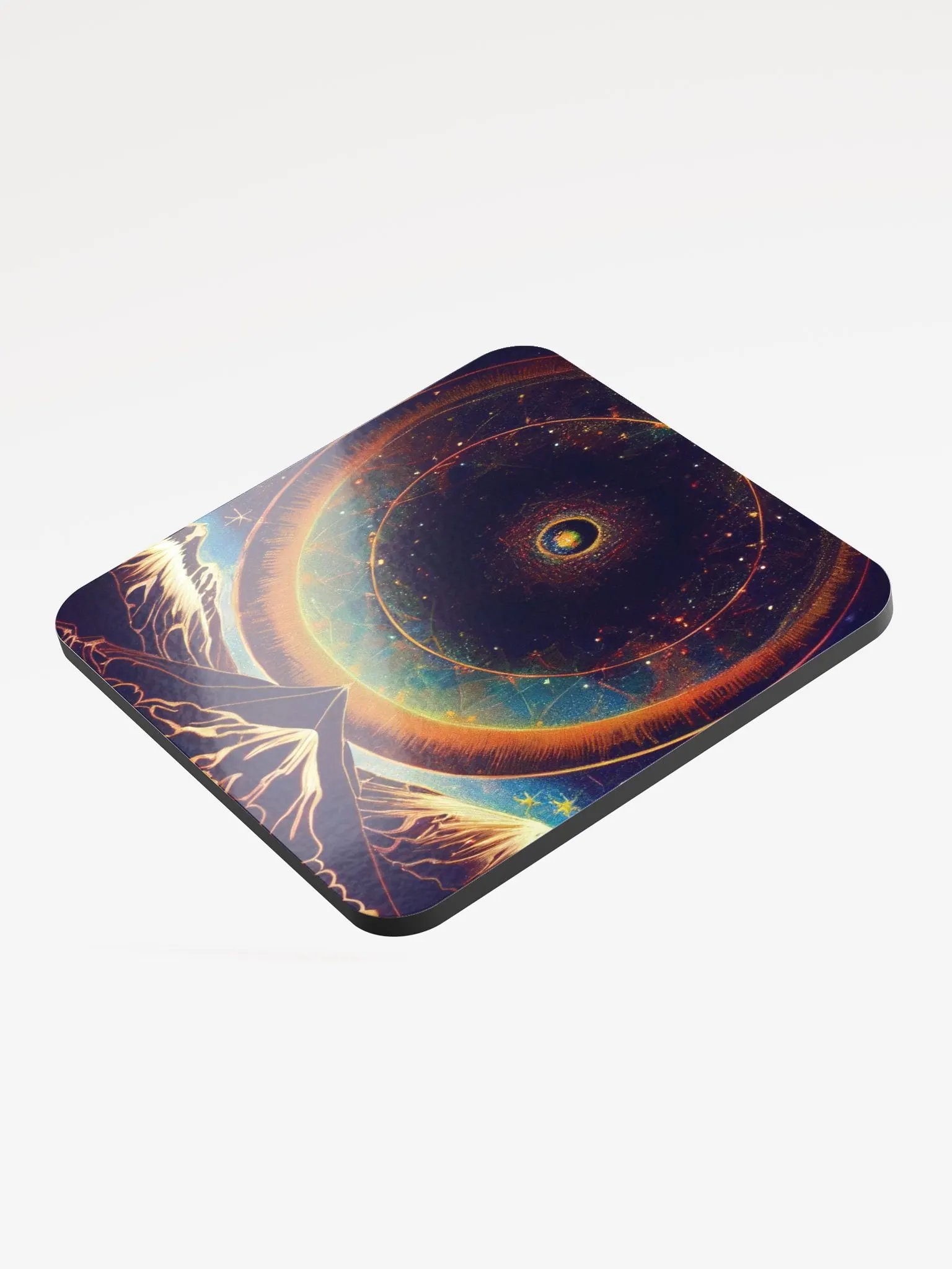 Cosmic Vortex Cork Coaster Set product image (3)