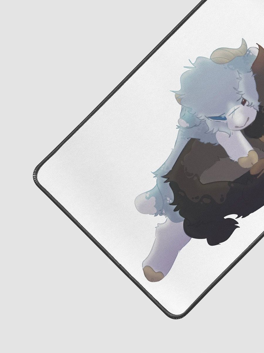 Goat Cuddles 3 Desk Mat 12
