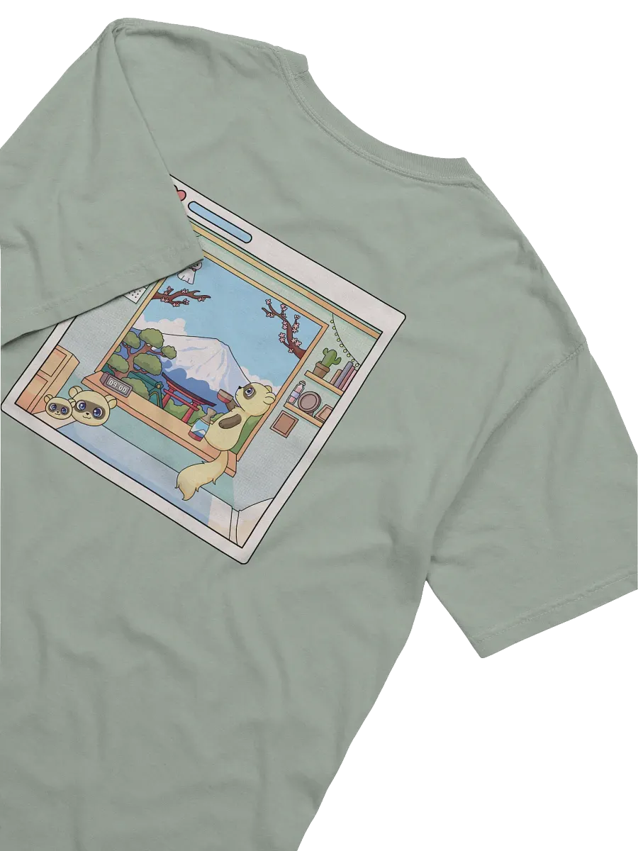 Cozy Ferret in Springtime LOGO T-Shirt product image (24)