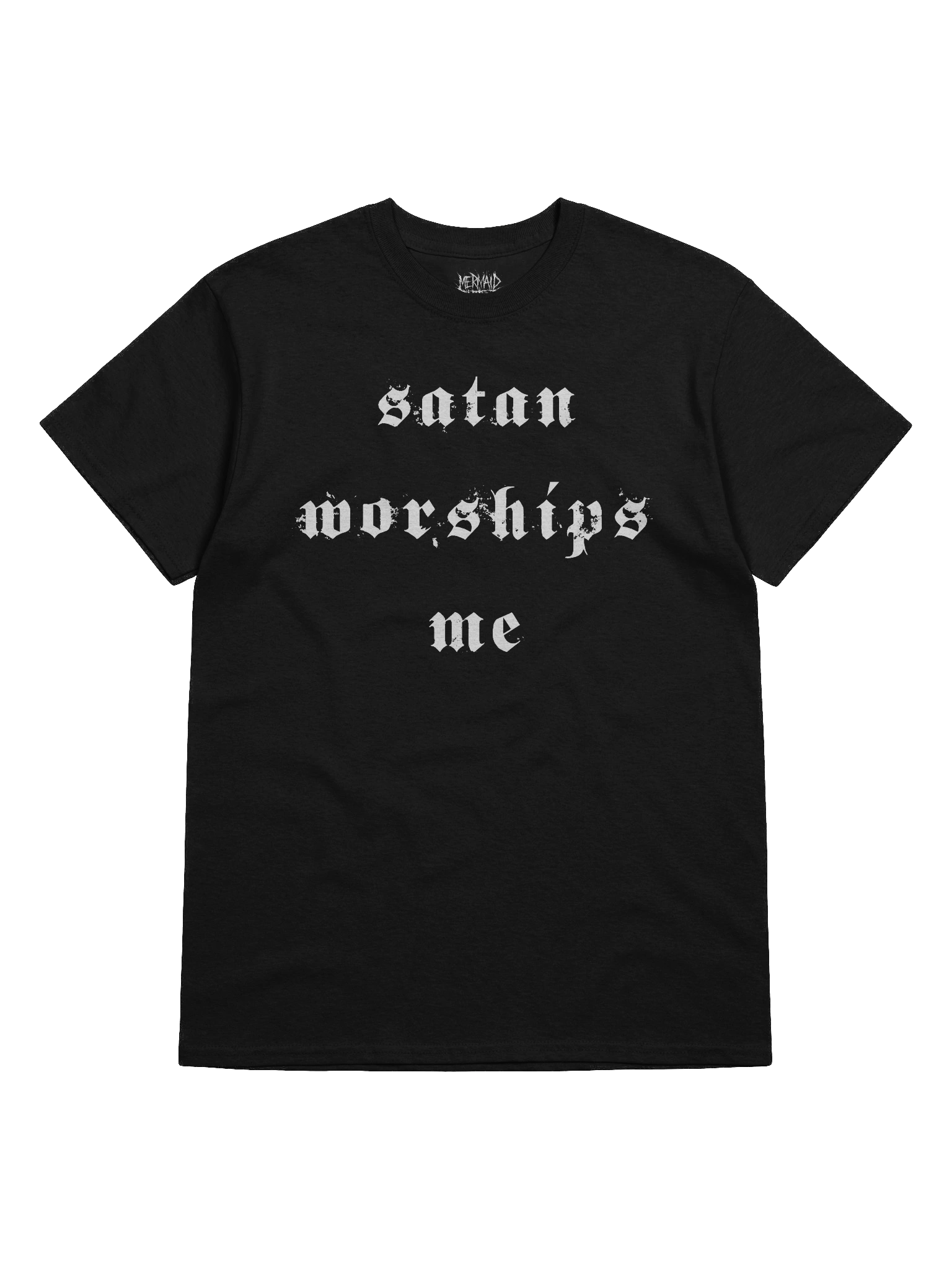 Satan Worships Me Tee product image (1)