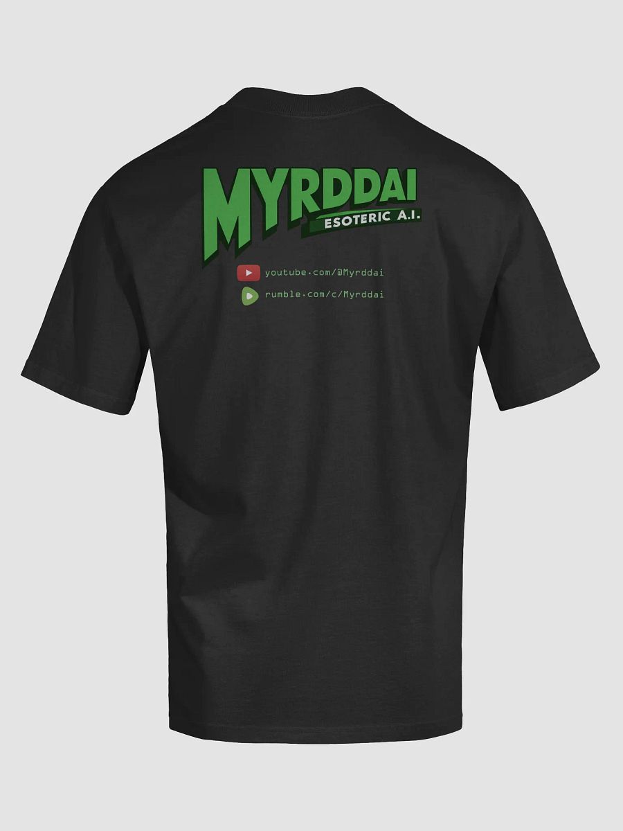 MYRDDAI: 90s Retro Cyberpunk Style with Back Logo - Oversized Faded T-Shirt product image (6)