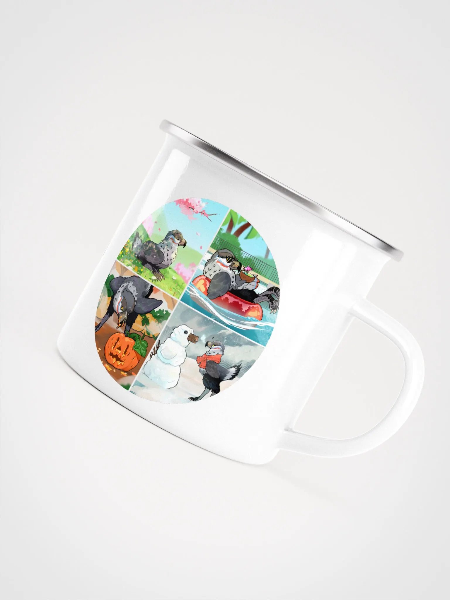 Enamel Terry Seasons Mug (Left) product image (5)
