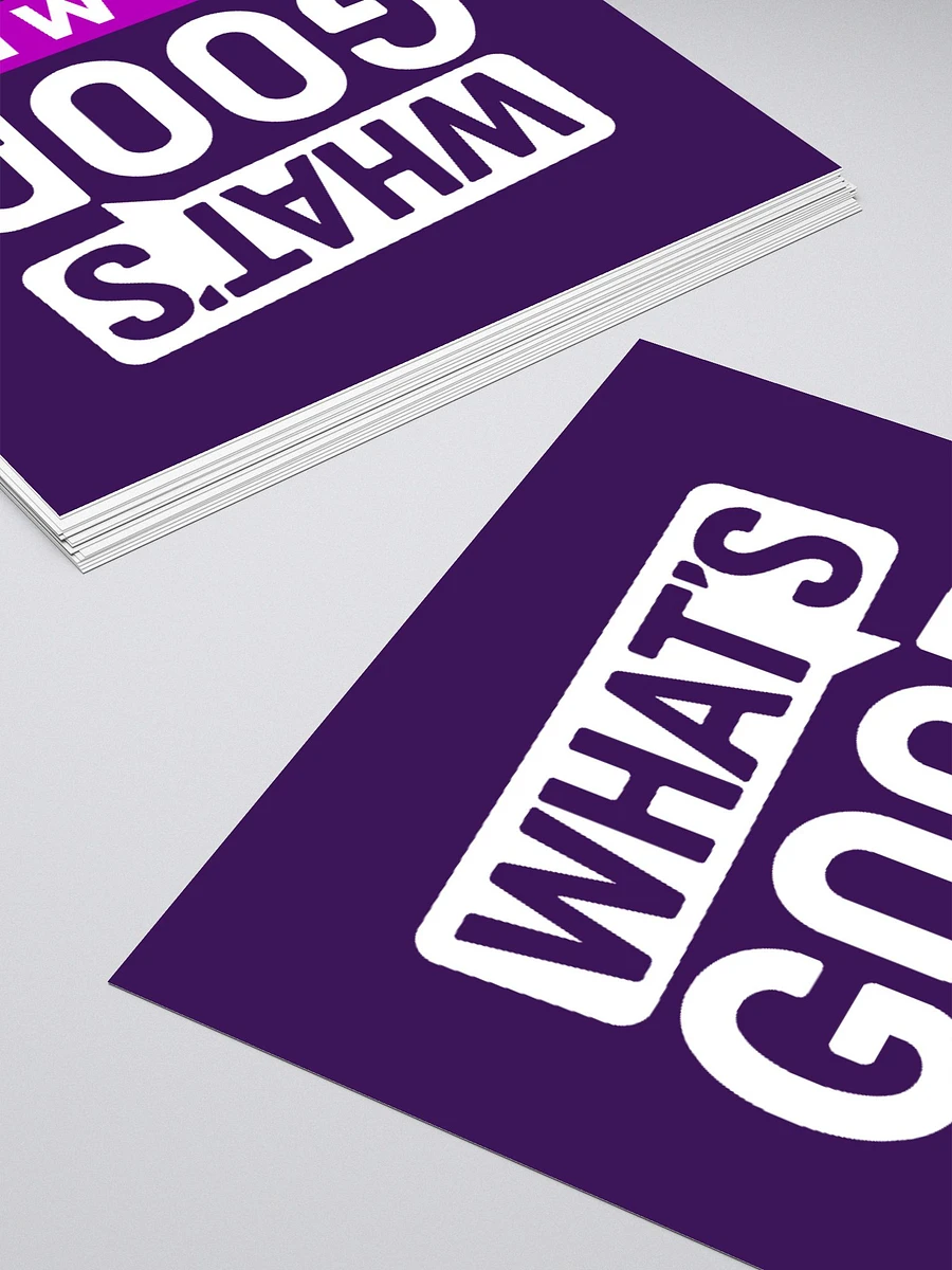 What's Good Games Logo Sticker product image (10)