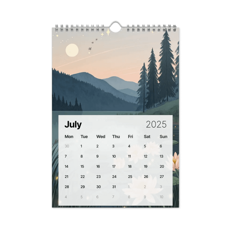 MAGICAL ANIME SEASONS WALL CALENDAR 2025 product image (7)