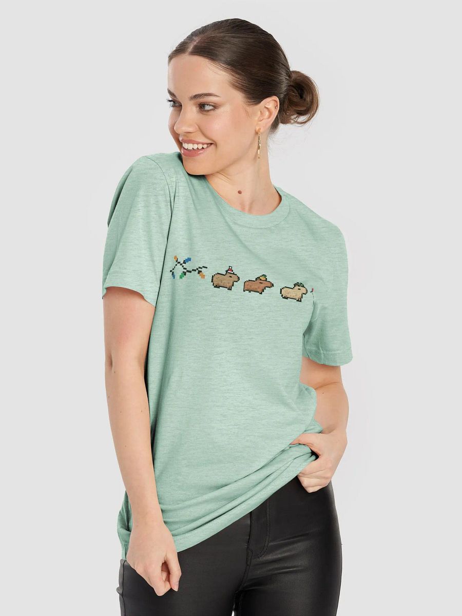 Capy Holidays Minimalist Tee product image (38)