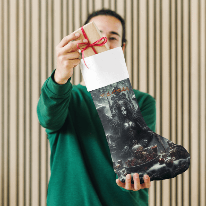 Weak Of Wanting Gothic Christmas Stocking product image (3)