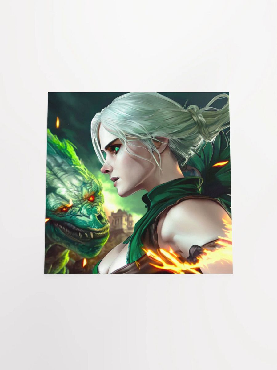 Flame Wielder Fantasy Poster product image (18)