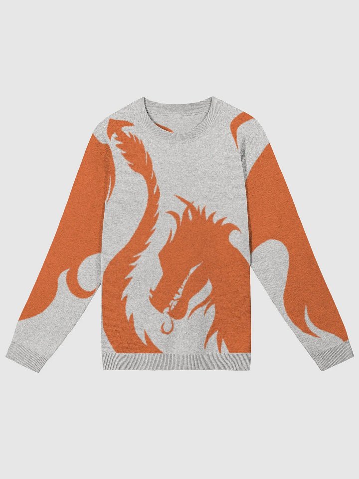 'Classy Classic Fantasy' Knitted Sweater [ORANGE] product image (1)