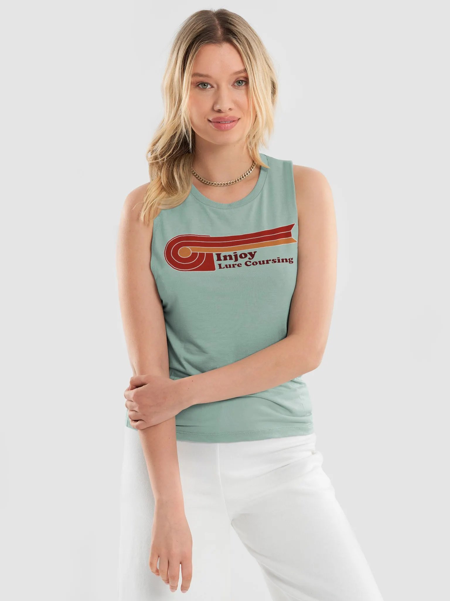 Injoy Lure Coursing Flowy Muscle Tank product image (3)