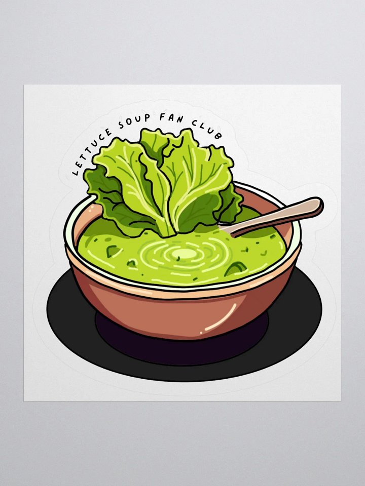 Lettuce Soup Fan Club Sticker product image (1)