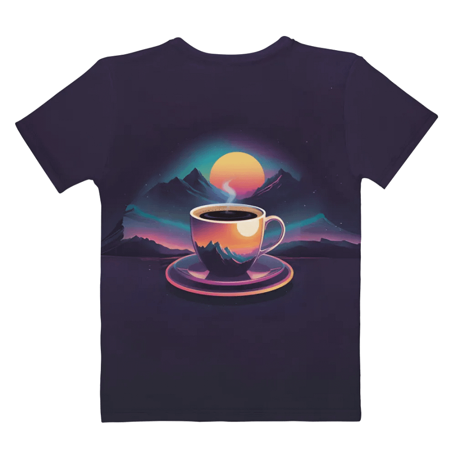 Coffee Sunset All Over Print T-shirt product image (9)