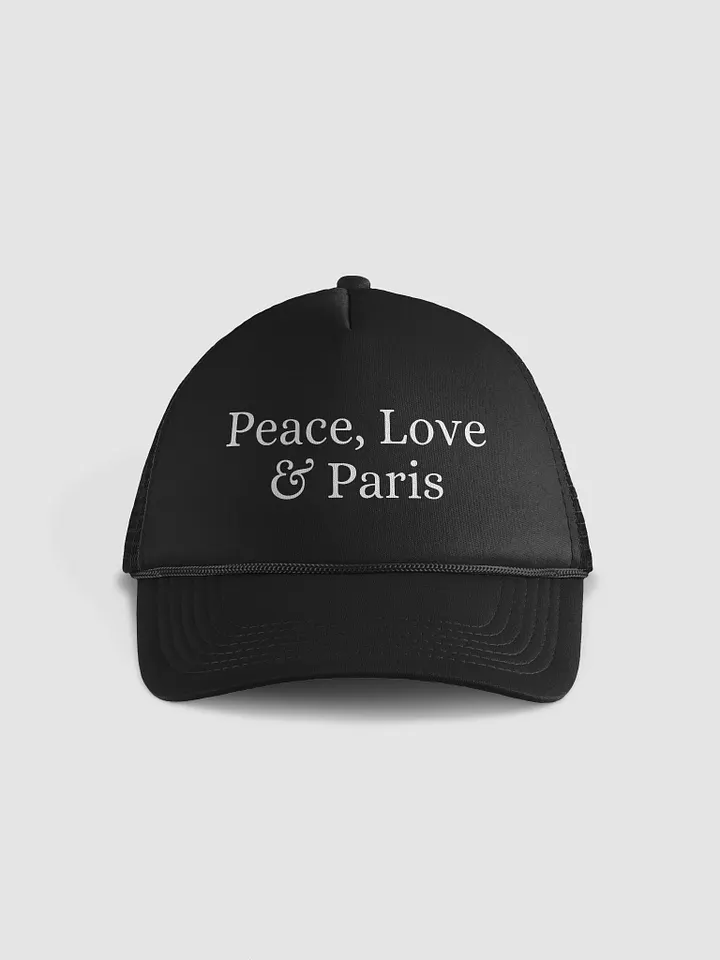 Peace, Love and Paris Trucker Cap product image (2)