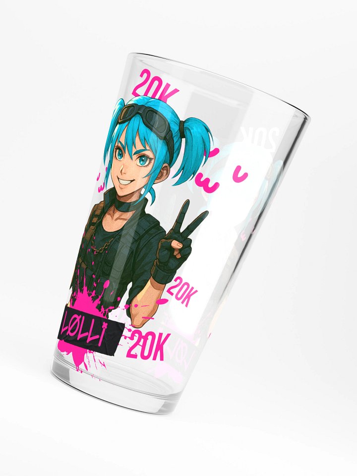 Limited Edition 20k Subscriber Lolliverse Pint Glass product image (2)