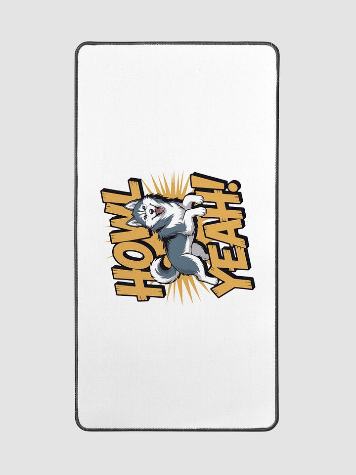 Howl Yeah! Siberian Husky Desk Mat product image (2)