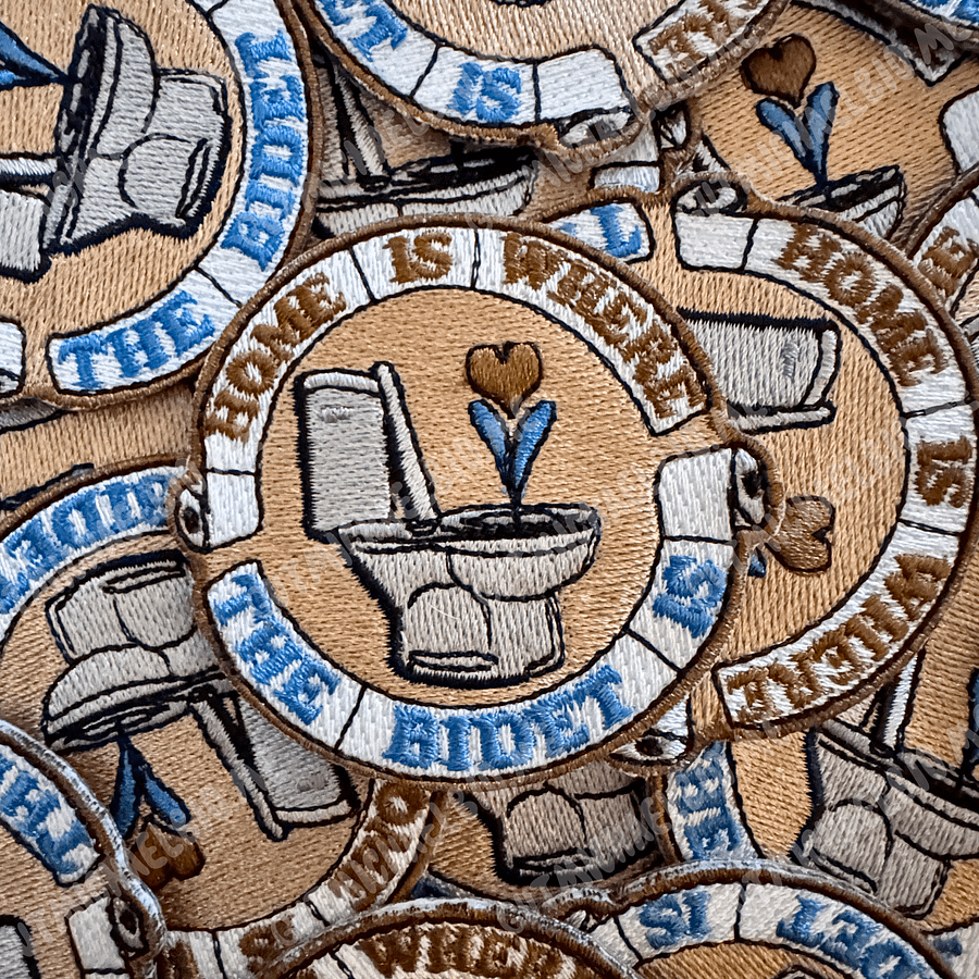 Home is where the bidet is patch product image (1)