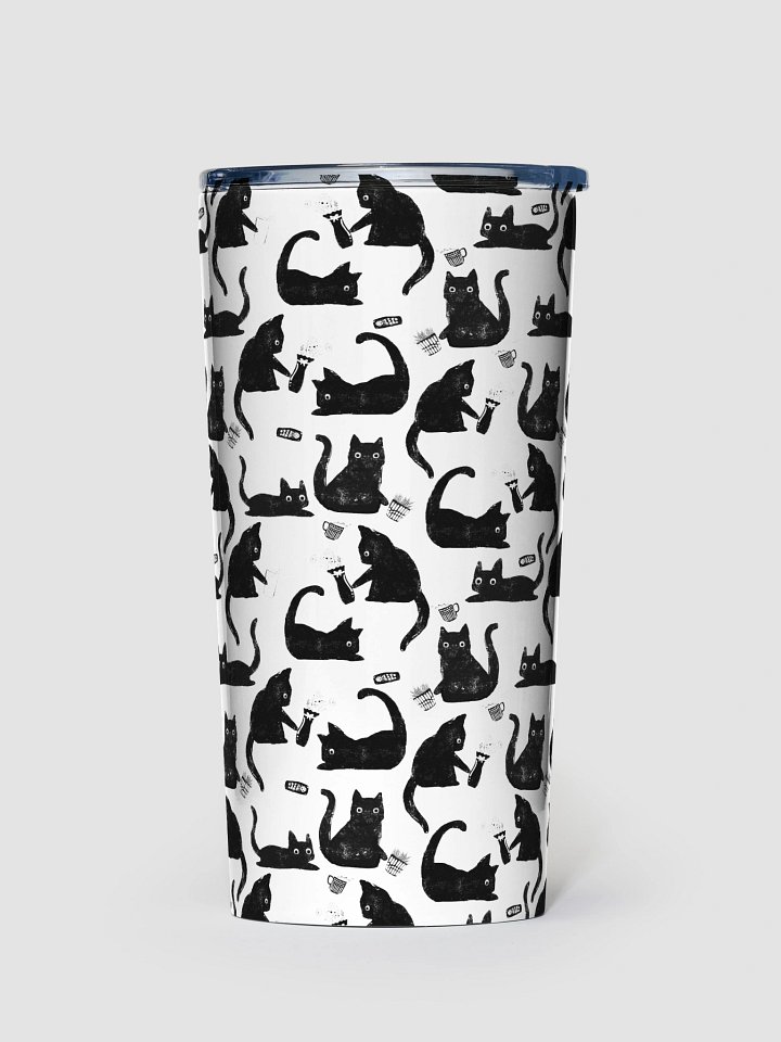 Bad Cats Knocking Stuff Over Tumbler product image (1)