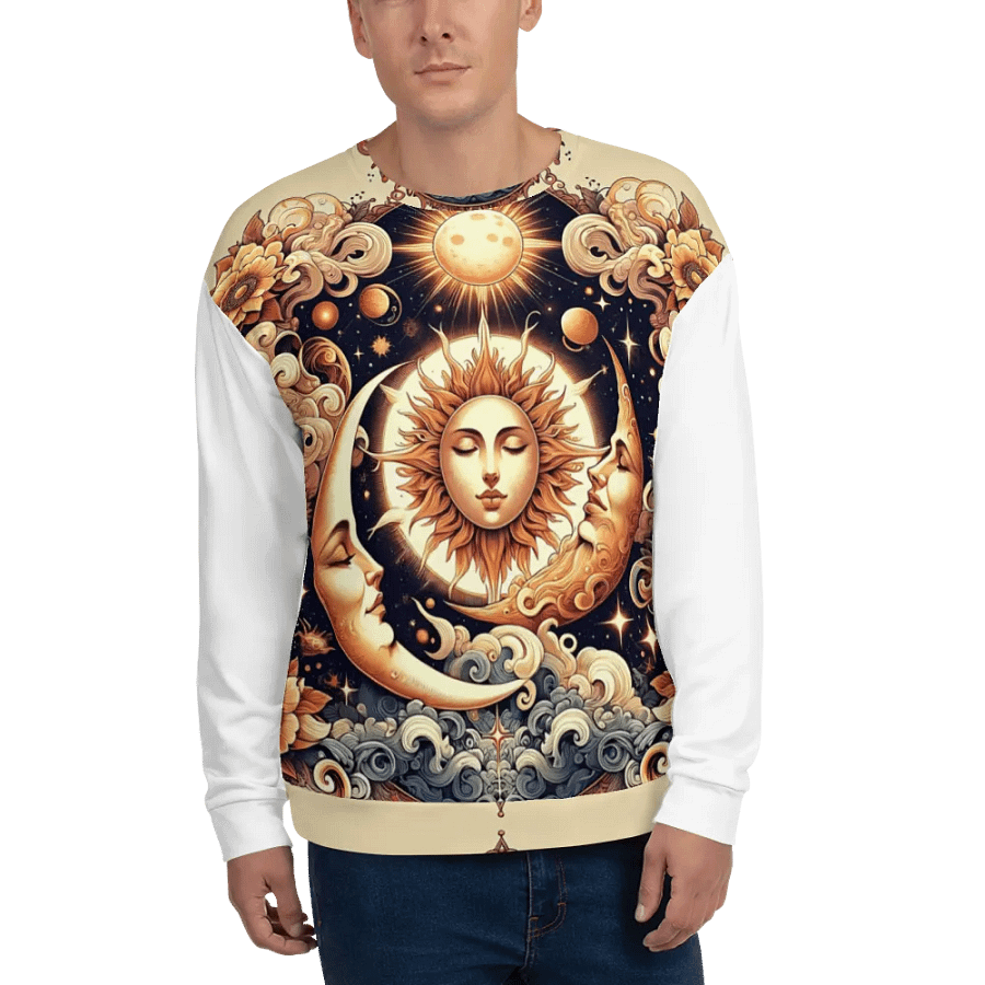 All-Over Print Recycled Unisex Sweatshirt product image (2)