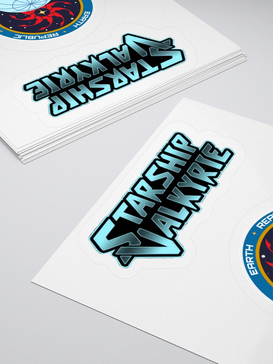 Starship Valkyrie ERSN and Blue Logo Sticker Sheet product image (8)