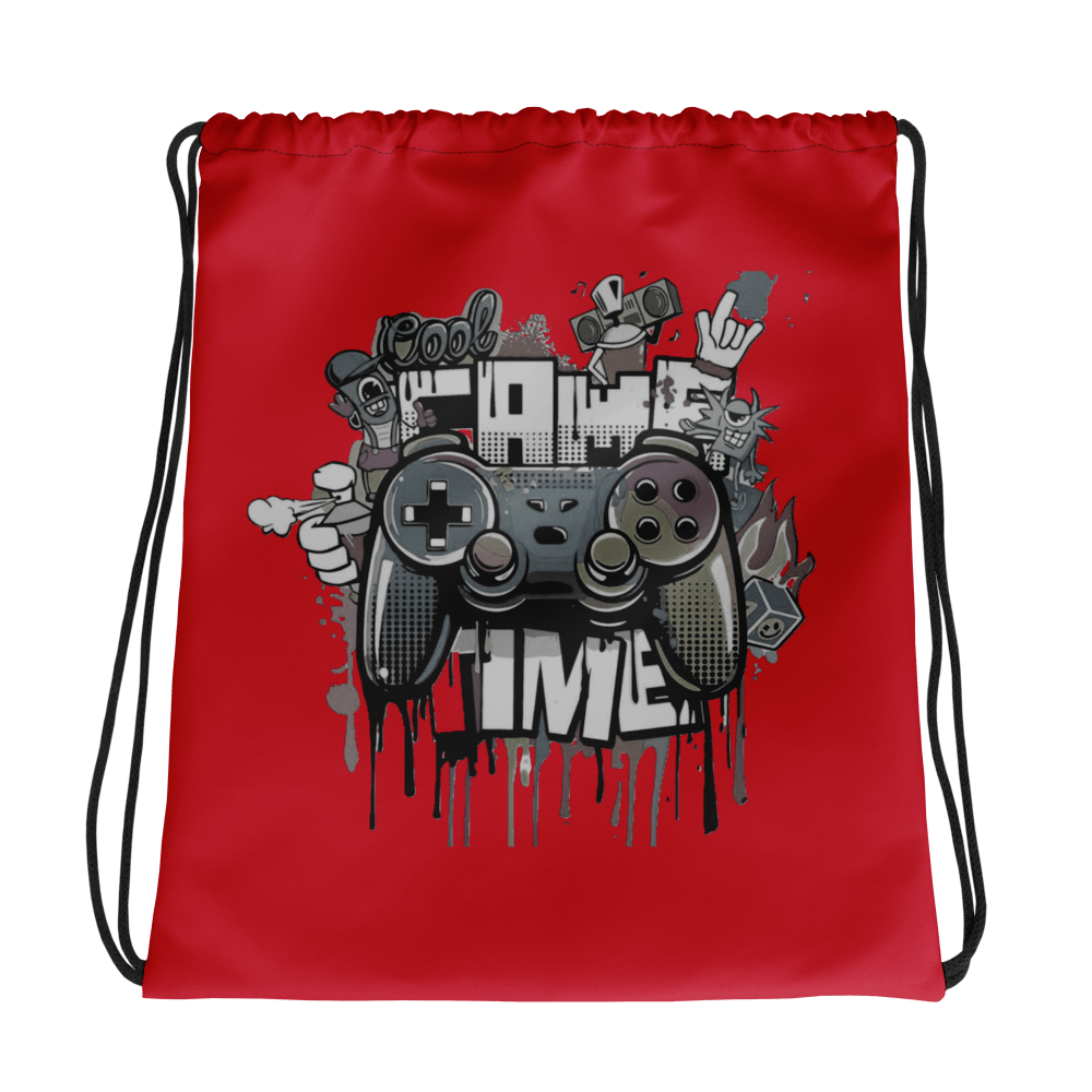 Cool GameTime All-Over Print Drawstring Bag product image (1)