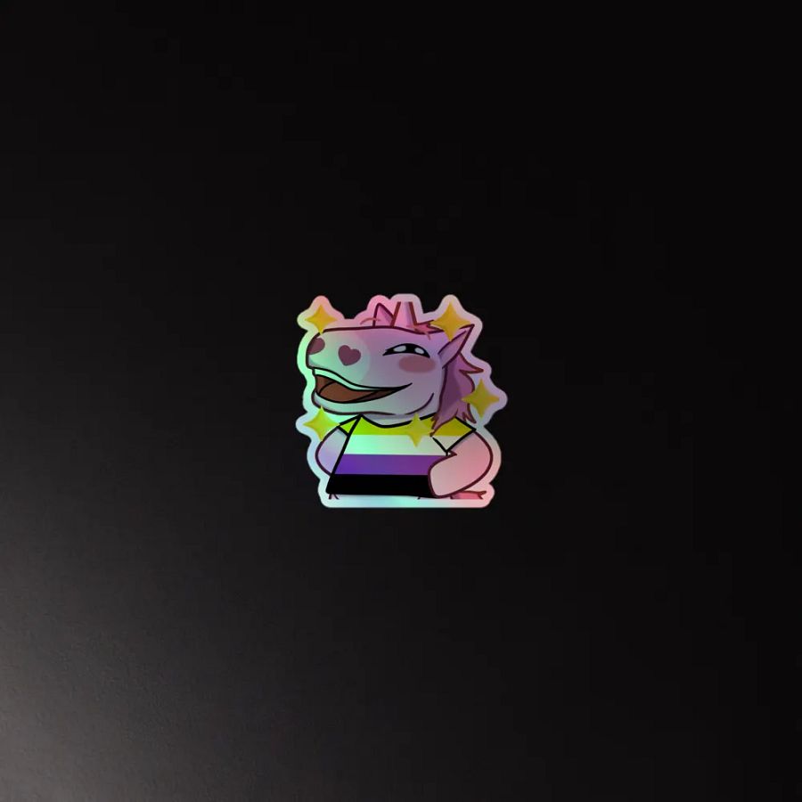 NB Pride Holographic Sticker product image (4)