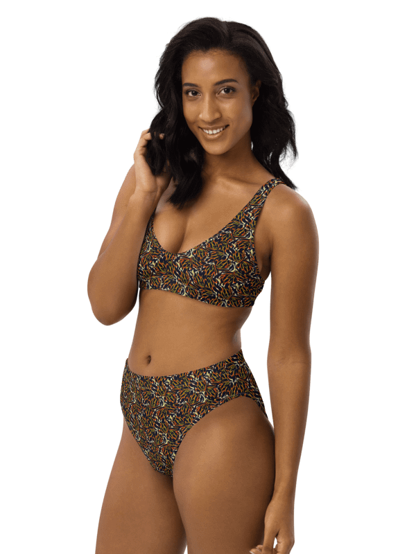 Tiger Flower | Recycled High Waisted Bikini product image (3)