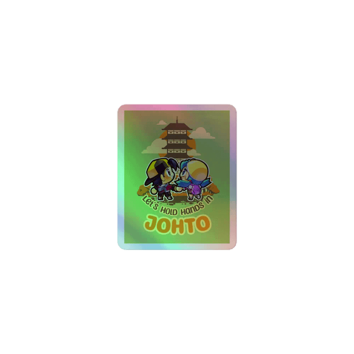 Let's Hold Hands in J Girl and Boy - Sticker product image (2)