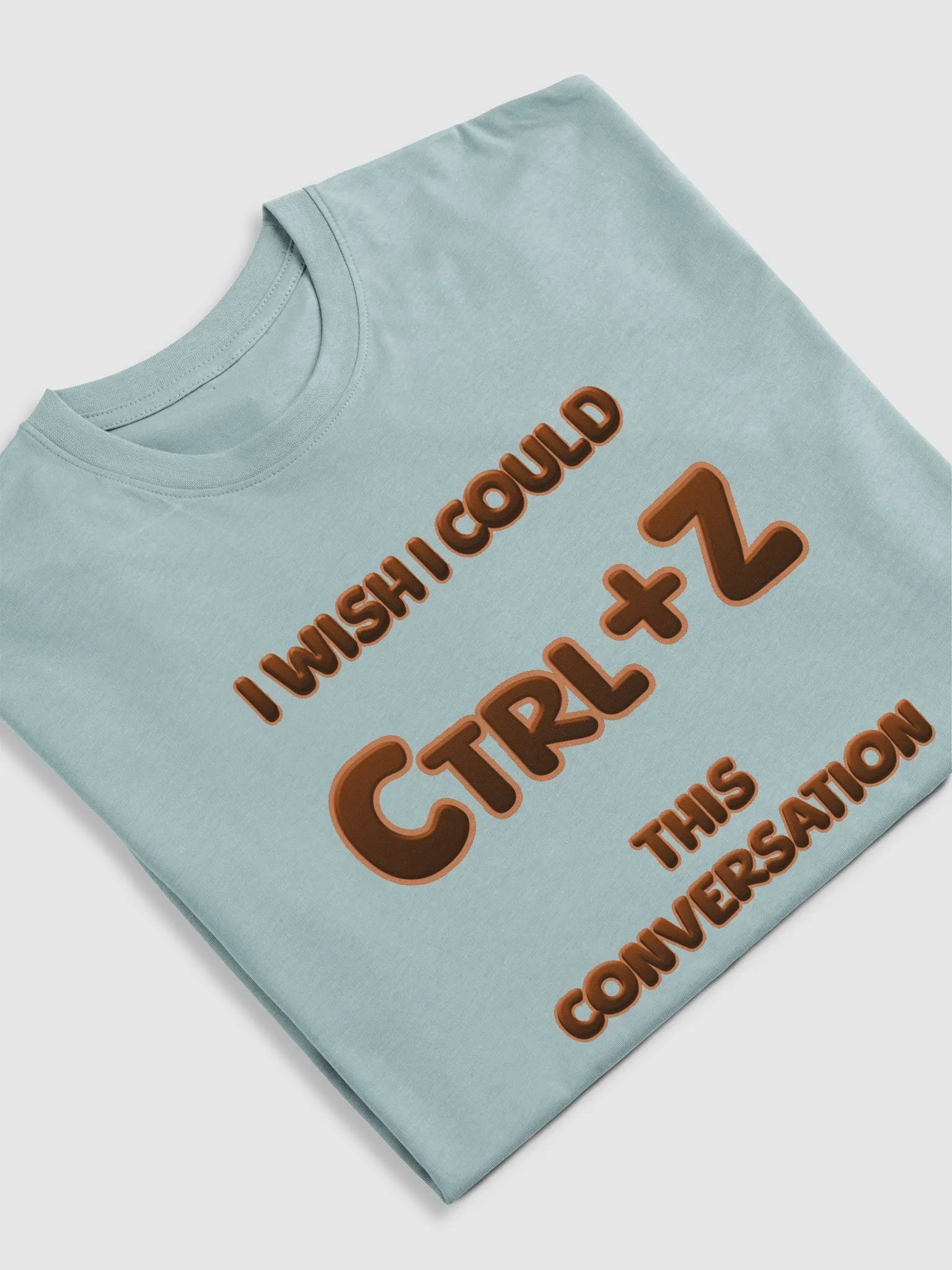 【Ctrl+Z】Orange Text Men's Premium Heavyweight Tee product image (3)