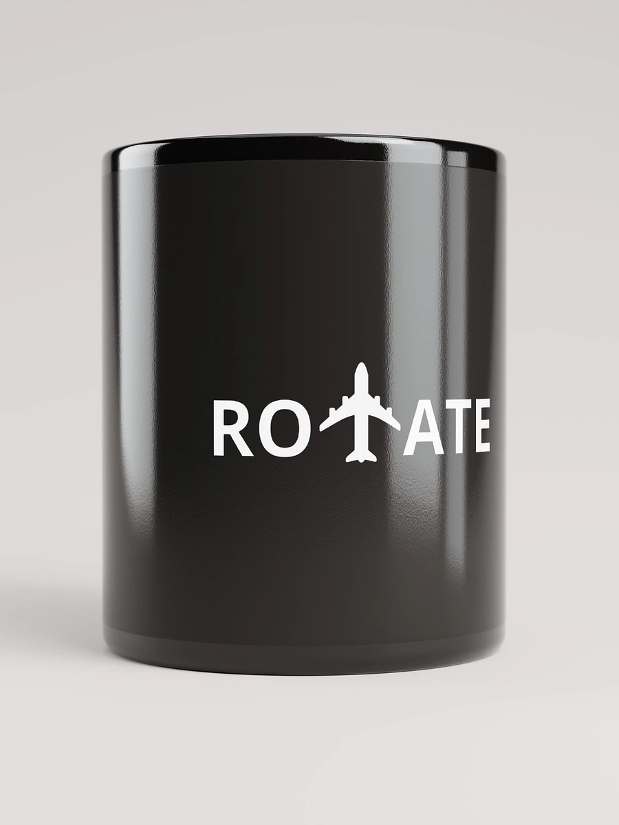 Rotate Black Glossy Mug product image (9)