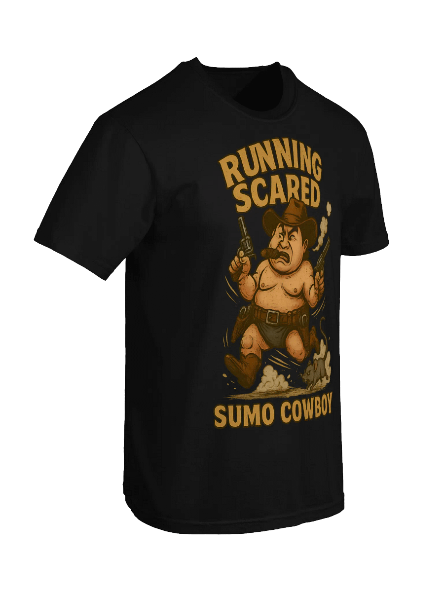 Sumo Cowboy Running Scared T-Shirt product image (7)