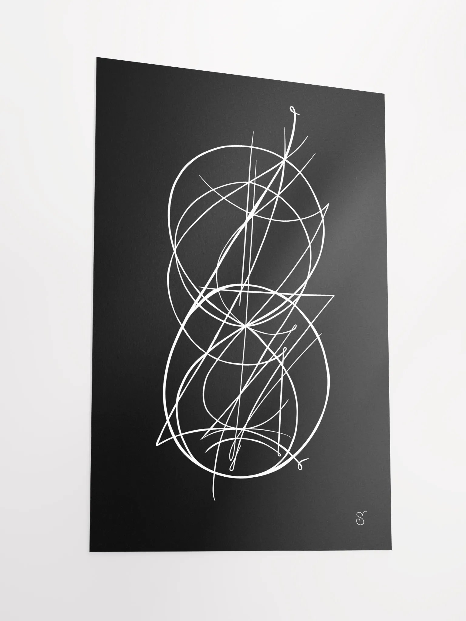 Vibrant Matte Poster Print - Abstract Image No. 9 product image (5)