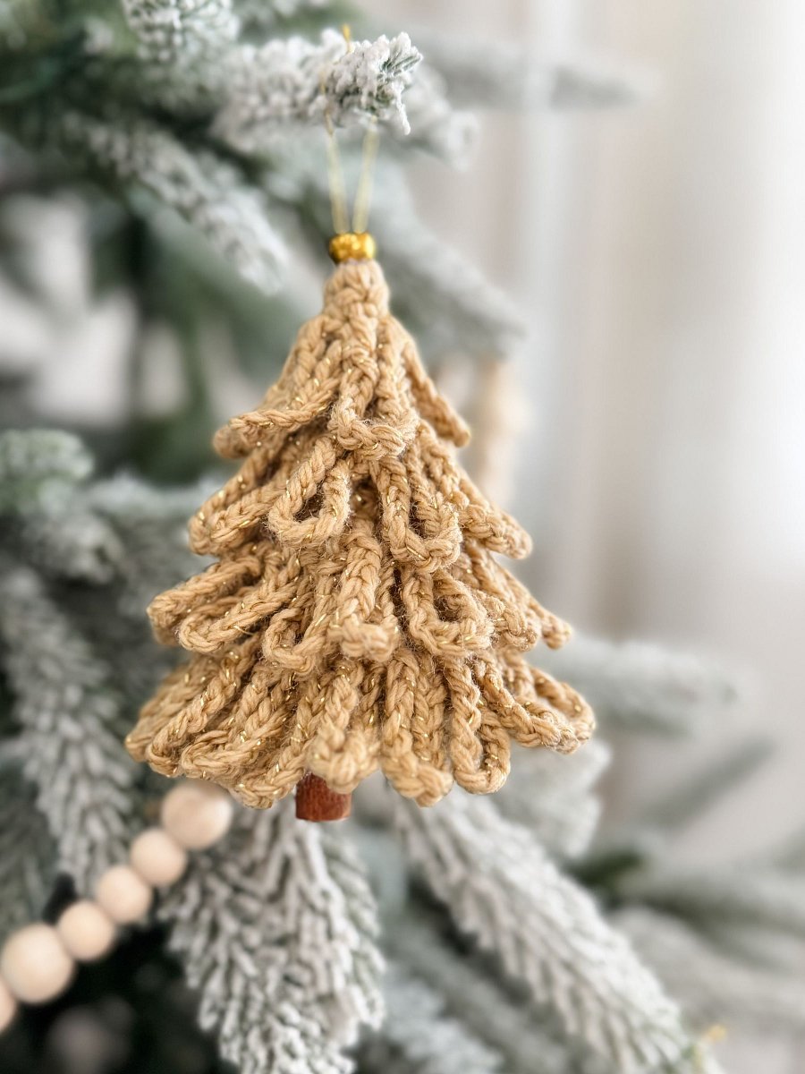 Loopy Tree Ornament Crochet Pattern product image (5)