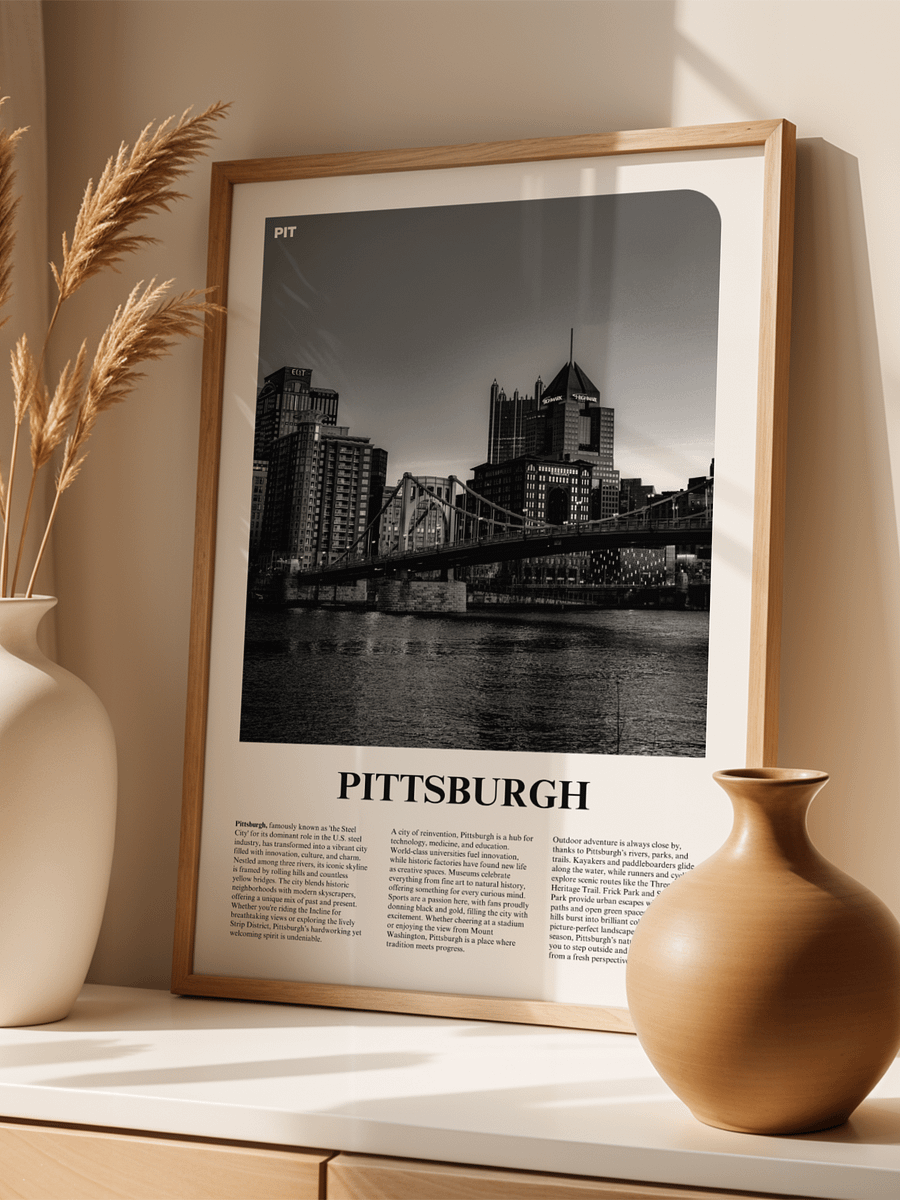 Pittsburgh 02 Newspaper Poster product image (3)