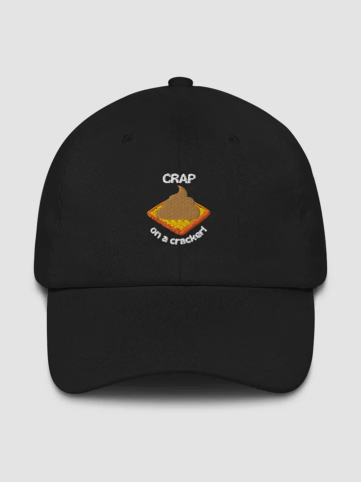 Cr*p on a Cracker Baseball Cap (Black) product image (2)