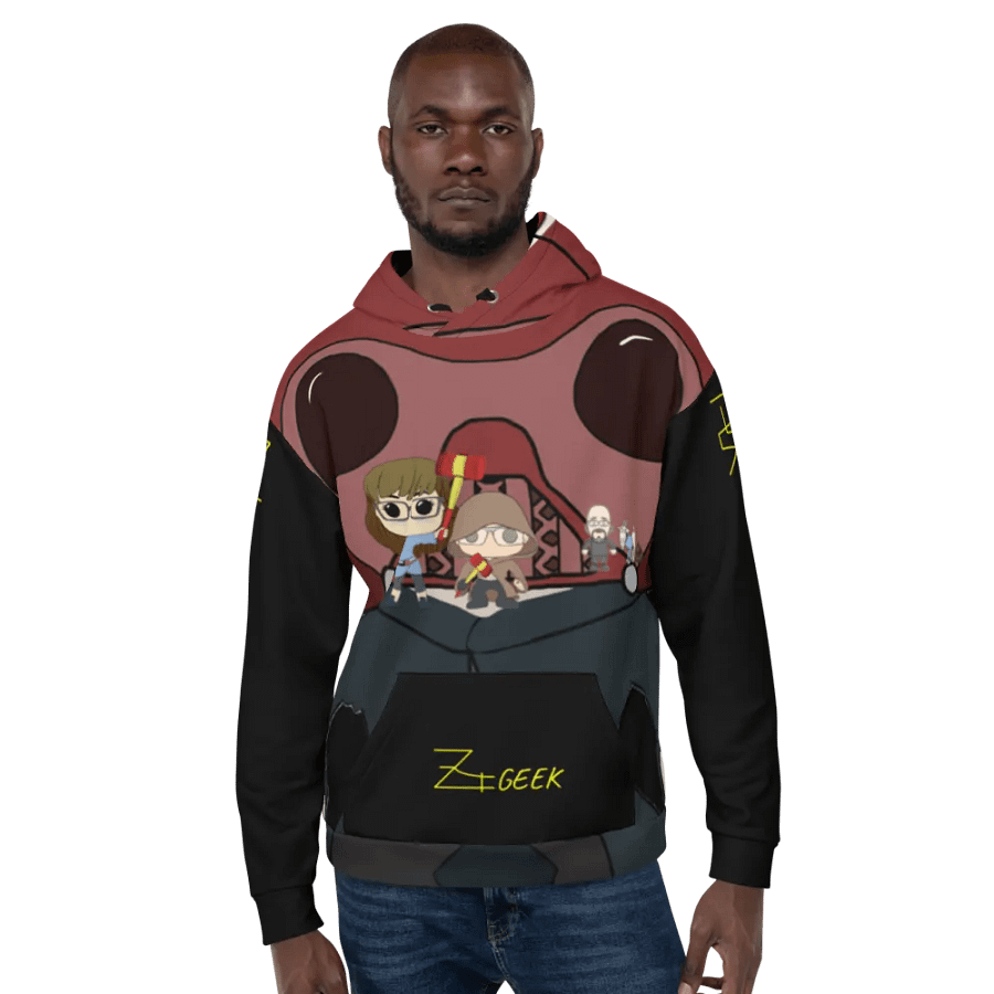 Dorn Geek Wars All Over Hoodie 2 product image (6)