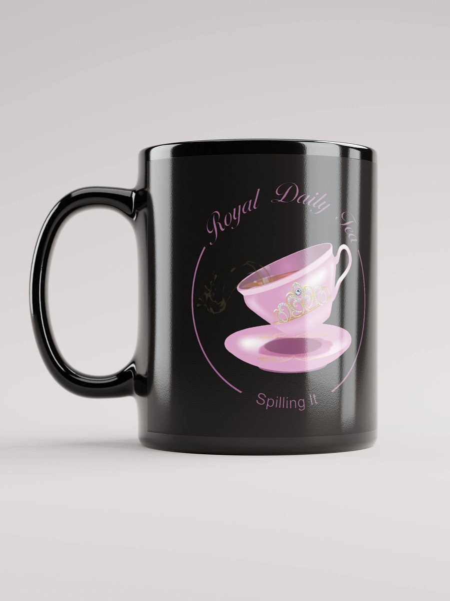 Royal Daily Tea Logo Mug-Black product image (11)