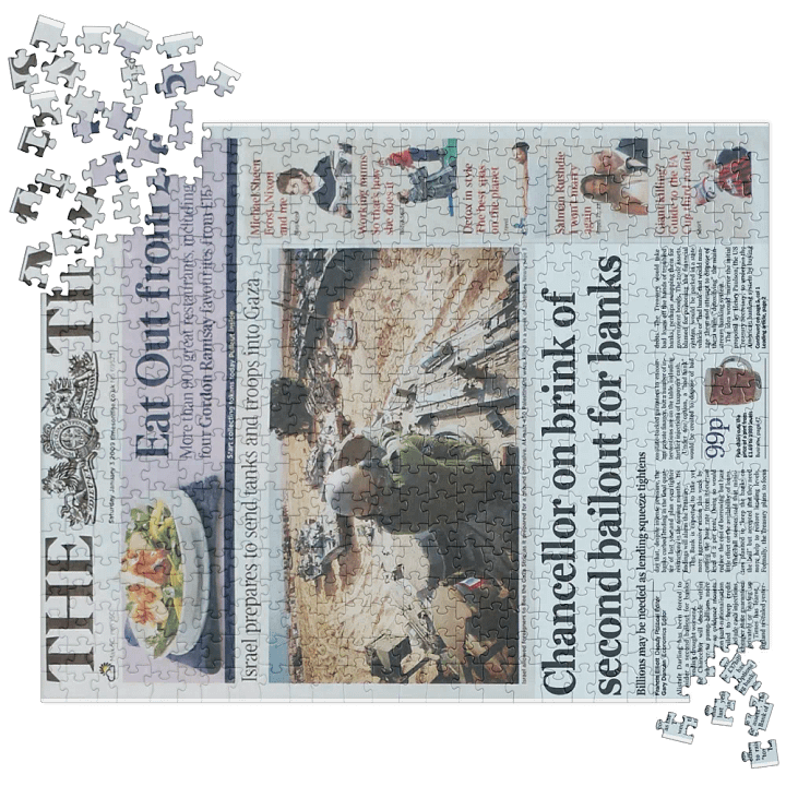THE TIMES PUZZLE: Chancellor on brink of second bailout for banks product image (1)