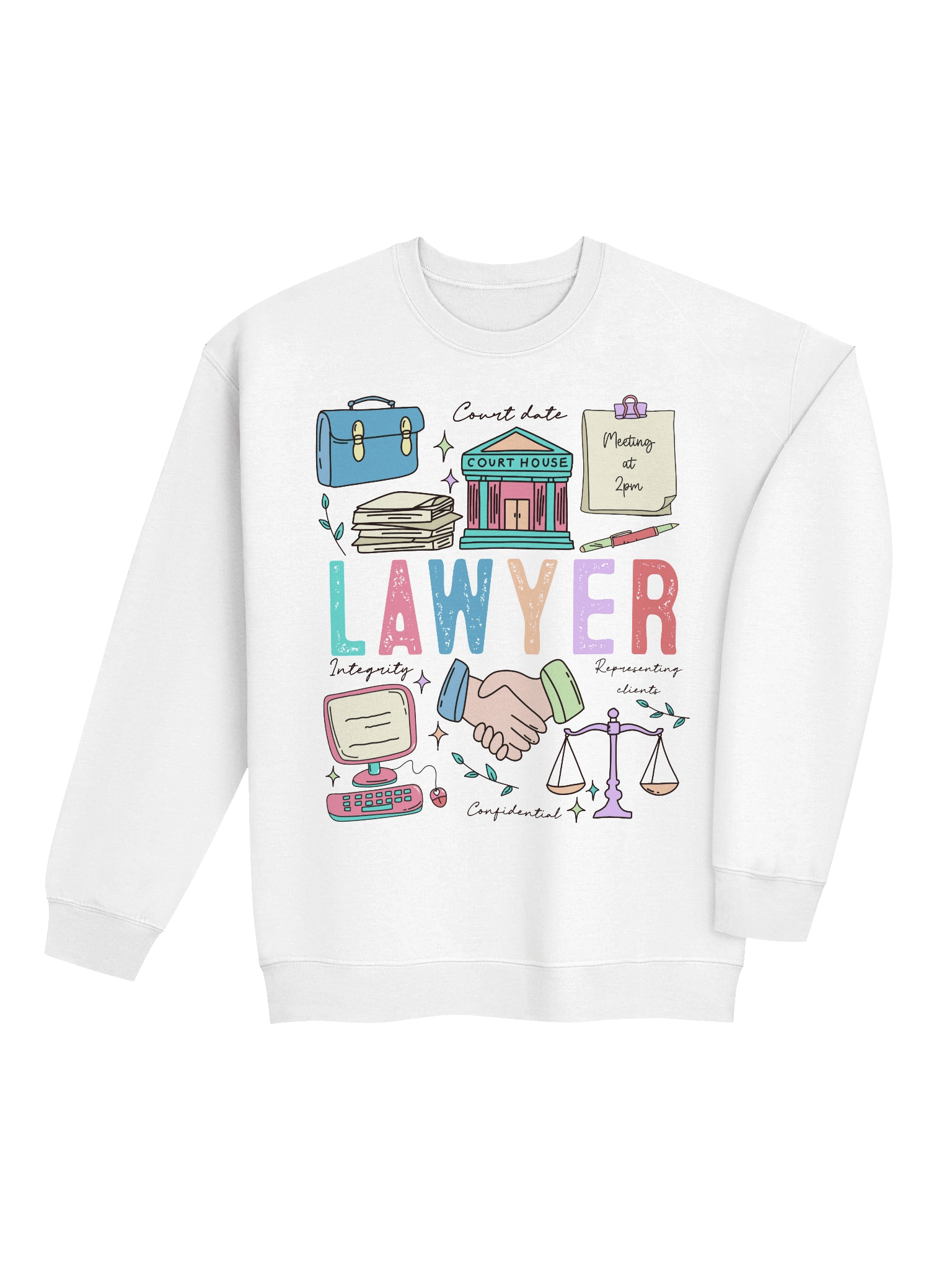 'Can't Talk, Doing Lawyer Stuff' Sweatshirt product image (24)