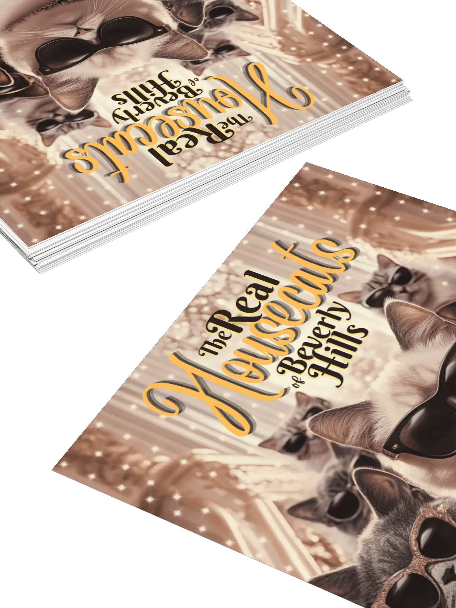 The Real Housecats: Square Sticker product image (4)