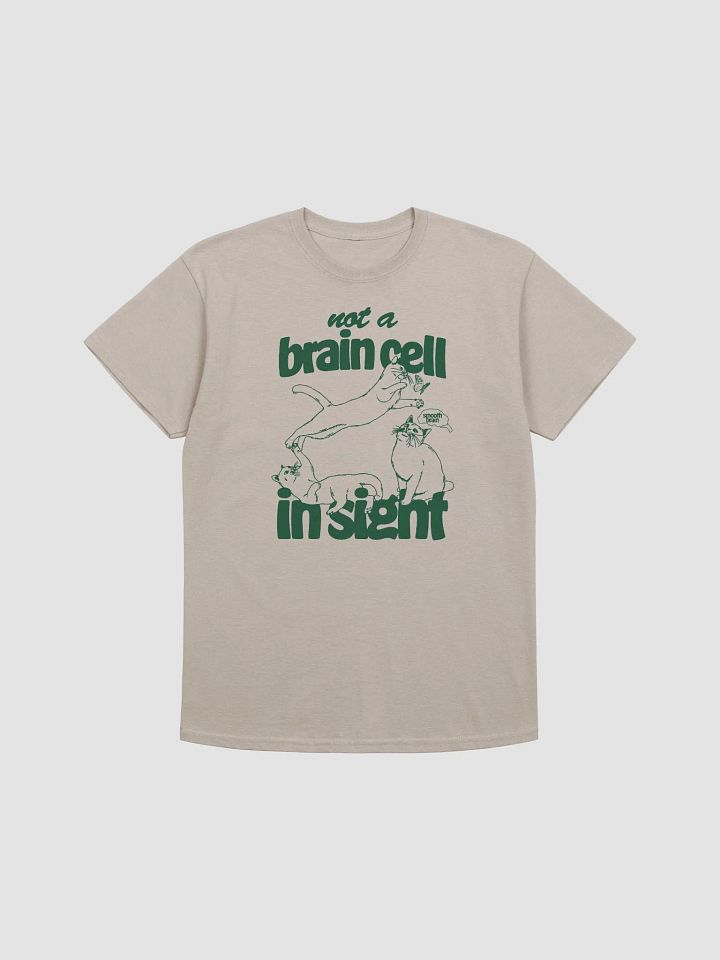 Not A Brain Cell In Sight Unisex Tee 🧠🐈 product image (2)