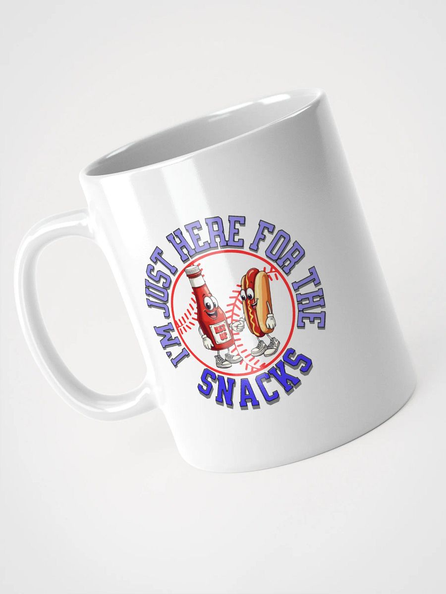 Im Just Here For The Snacks Baseball Buddies Mug product image (2)