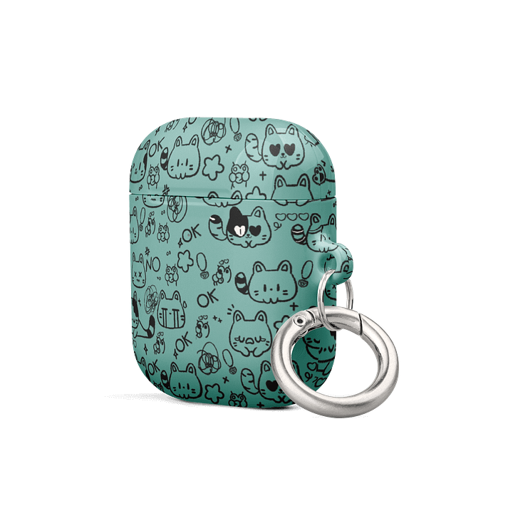 Cute Cat Doodles AirPods® Case product image (2)