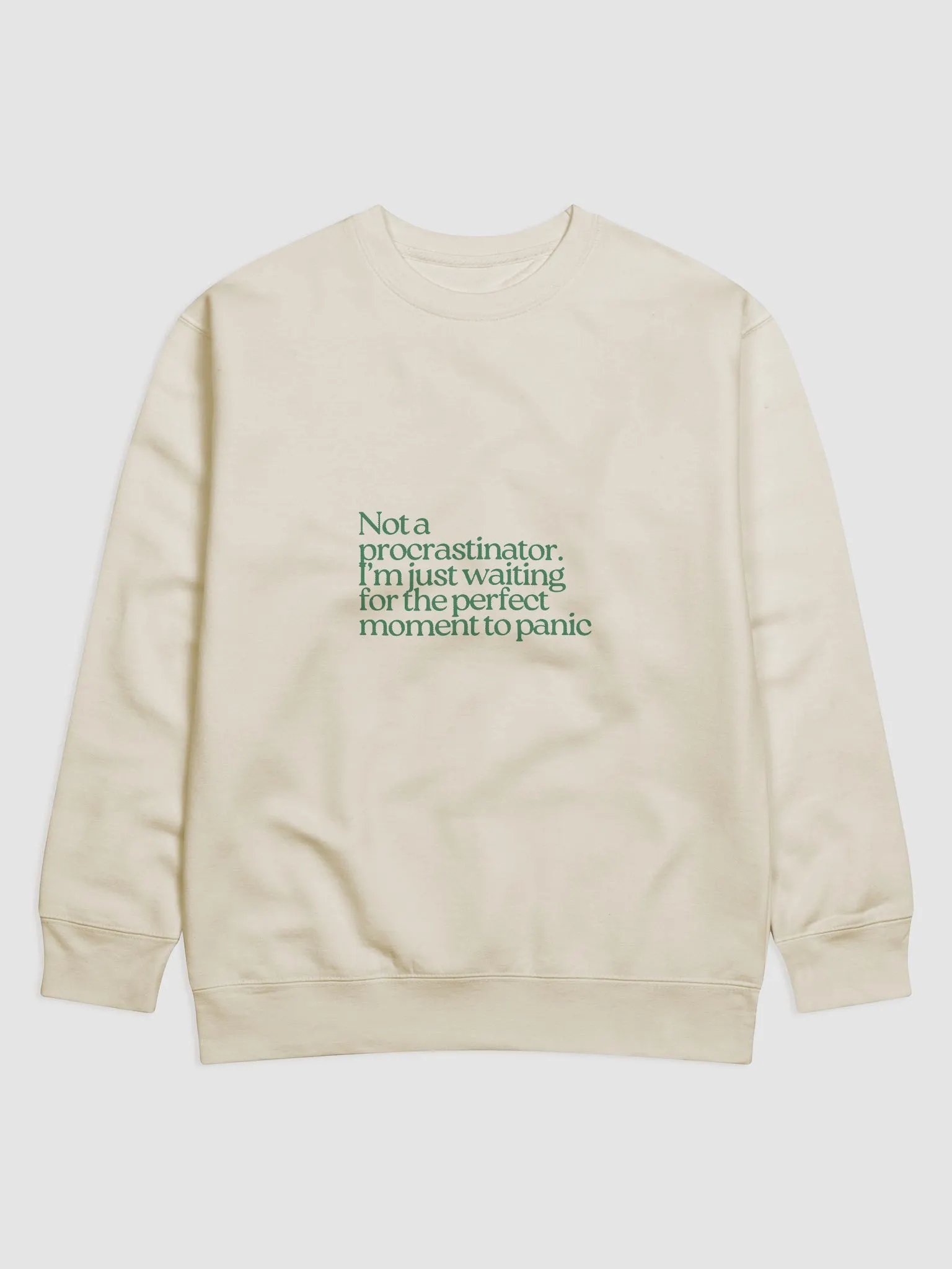 Procrastinator's Panic Premium Sweatshirt product image (1)